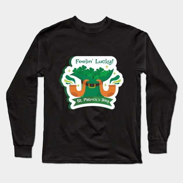 Feeling lucky Long Sleeve T-Shirt by Samira.Store